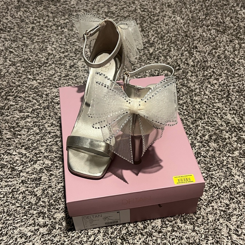 Champagne Heels with Bow by Delta